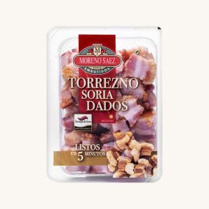 Moreno Saez Dices of Torrezno de Soria (marinated pork belly pre-cooked), small tray 200 g